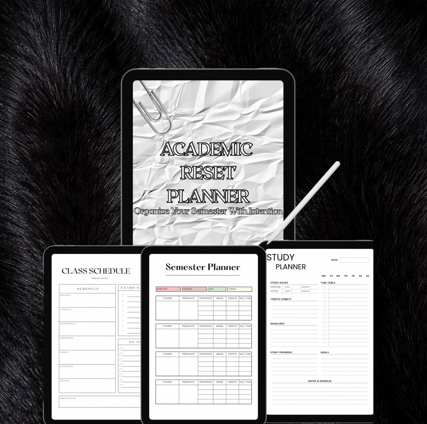 Academic Reset Planner